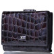 Жіночий шкіряний гаманець Wanlima w81042670015b1 Black/Gray