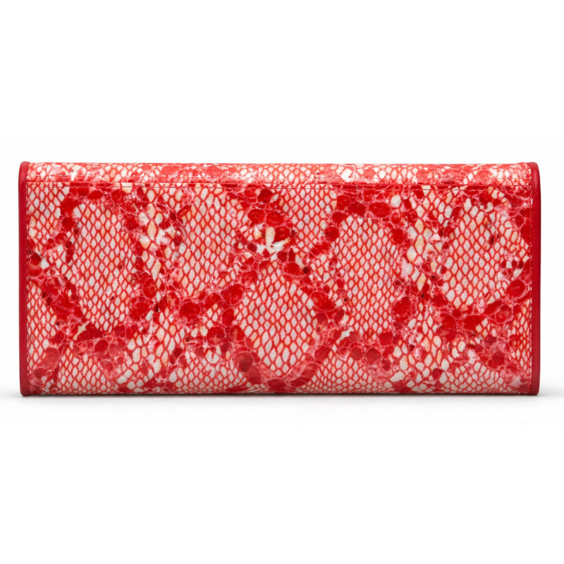 Женский кожаный кошелёк Wanlima w11045340661b2 Red/White
